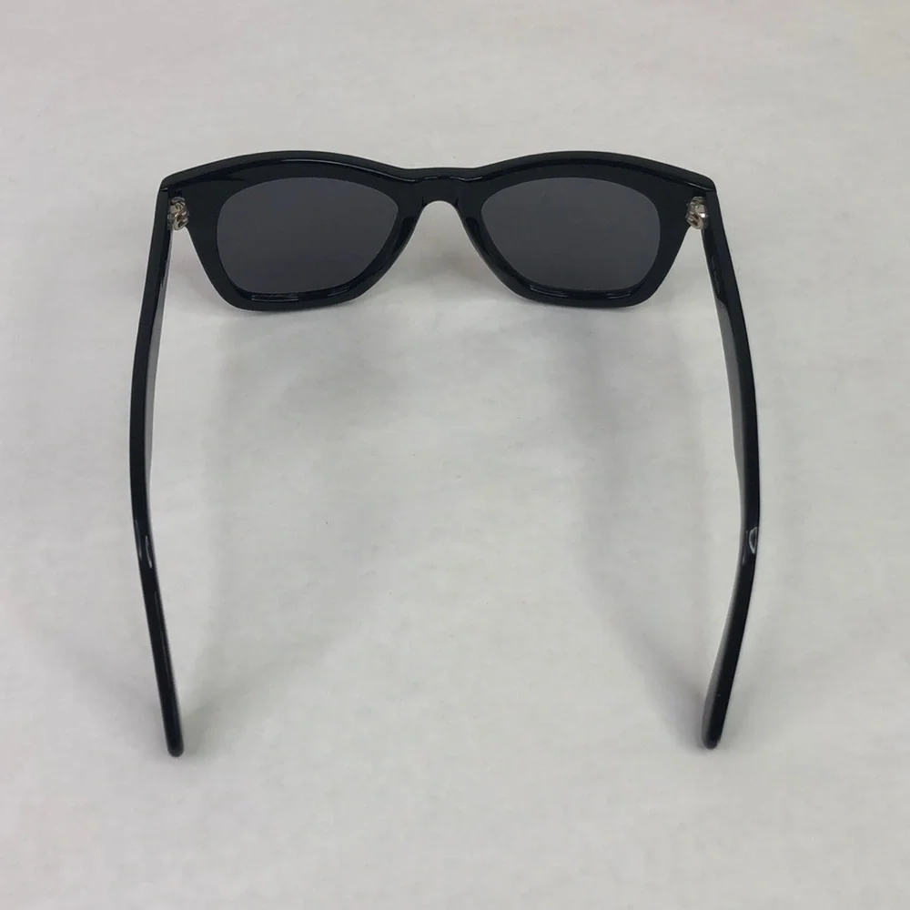 KOMONO Allen Glossy Black Sunglasses NEW wayfarer square